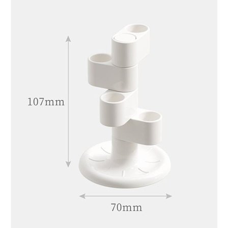 Hvid Holdbar Plast Spiral Multi-niveau Design Fire Kop Slots Stabil Rund Base Bordplade Kopholder Pladsbesparende Organizer Til Hjemmekontorbrug