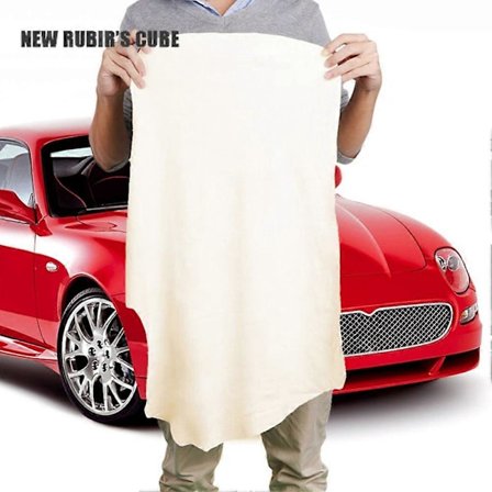 Bilvask Shammy Semsket Skinn Bilrengjøring Rengjøring Håndklær Tørking Vaskeklut