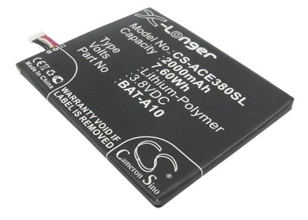 Batteri til SmartPhone, mobil til Acer Liquid E3, E380, V380 osv.