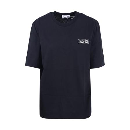 Ganni T-Shirts , Zwart , Dames , Maat: M