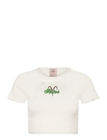 T-Shirt Ss White Barbara Kristoffersen By Rosemunde