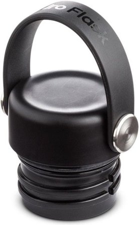 HydroFlask Standard Mouth Flex Cap Black - Tilbehør Til Vannflasker