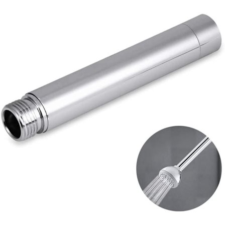 Krom Brusehoved Forlængerarm Vandudløb Sænker Eksisterende Brusehoveder