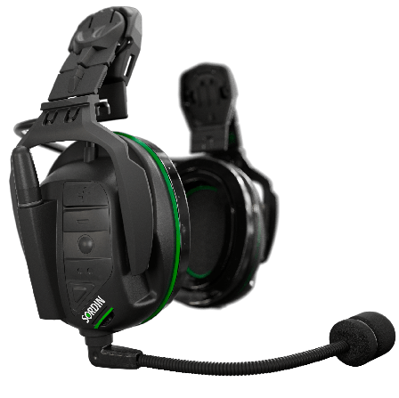Sordin 88520-04-G-S Hørselsvern med hjelmfeste og Bluetooth, Hørselvern