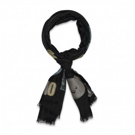 Moschino - Sjalar - Svart - Dam - Storlek: One Size, Dam, Storlek: ONE SIZE