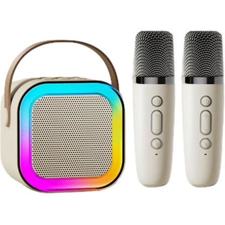 Portable Karaoke Machine, Wireless Speaker with Microphone for Home & Outdoor