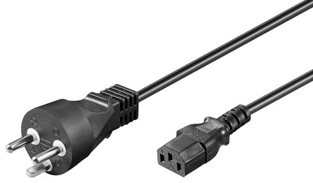 MicroConnect PowerCord - strømkabel - Afsnit 107-2-D1 - 3 m