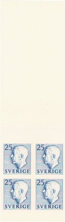 Sverige 1954 - MICHEL 391 Dl.,Dr.,Elu.,Eru. - Postfrisk hæfte