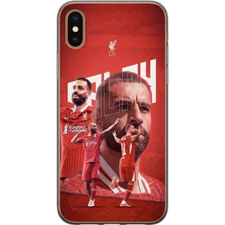Kompatibelt Mobildeksel til Apple Apple iPhone XS Mohamed Salah Liverpool Egypt Premier League-ikon rask målmaskin og teknisk kant som fortsetter å