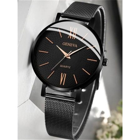 Uusi naisten muoti Yksinkertainen kello Naisten kello Mesh Urheilurannekello Rannekoru
