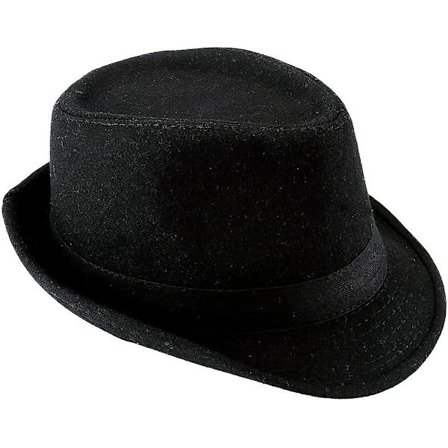 Kort brem bowlerhatt for menn/kvinner