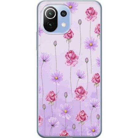 Yhteensopiva Puhelinkuori Xiaomi Mi 11 Lite Petal Reverie Lilac Mist