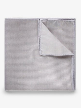 John Henric Men's Silbernes Einstecktuch Size Onesize