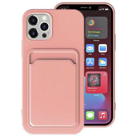 TG iPhone 13 - Skal med Kortholder Rosa