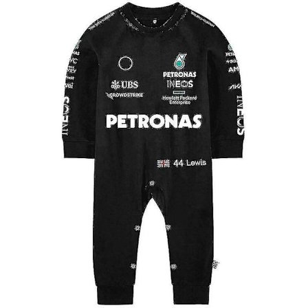 2023 F1 New Season Sport Baby haalari Kevät Syksy Musta Vauvat Pojat Lapset Romper Formula Racing Team vastasyntyneen ryömintäpuku Kr