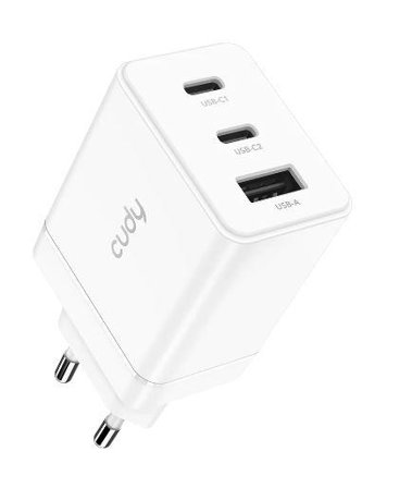 Cudy 3-Port 67W USB-C Charger with EU Plug