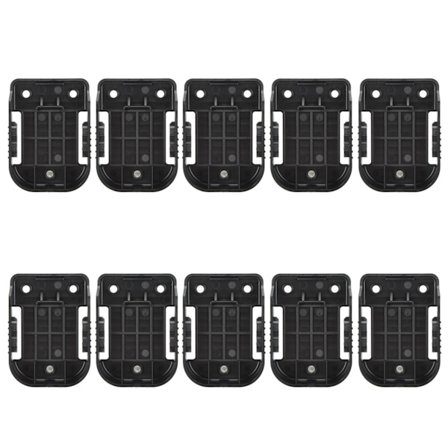 10 kpl Akkuteline Säilytysteline Solki Bosch 18V Sähkötyökalun litiumakuille