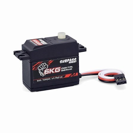Surpass Hobby 6KG Digital Servo med Plastiktandhjul til RC Flyvemaskine Quadcopter Helikopter Bil Køretøj Robo