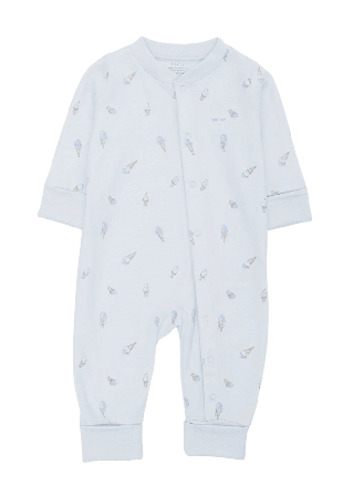 Livly Ice Cream Overall Nyfödd stl. 44-68 Unisex Blå 68/74