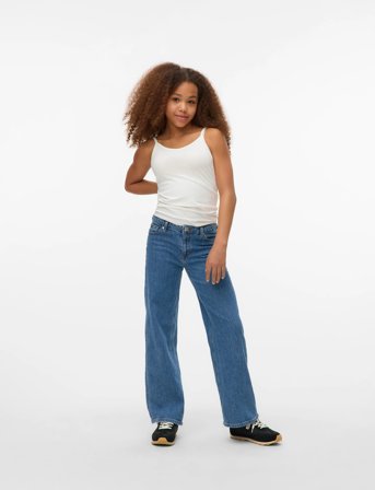 Vero Moda Girl Vmmaxi My Soft V Singlet Jrs Girl Noos - White - 134/140