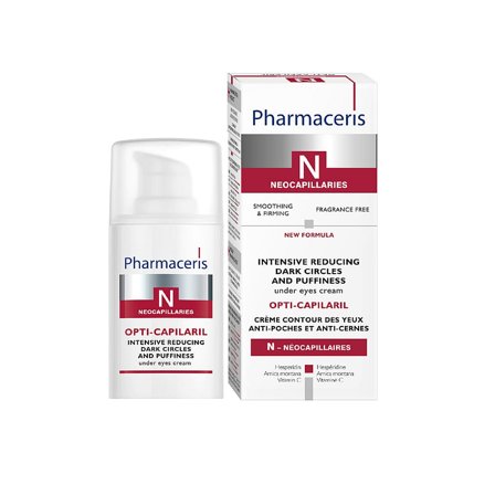 Pharmaceris Opti-Capilaril Intensive Reducing Dark Circles and Puffiness Eye Cream SPF 15 15 ml, Skincare, Dermatologisk- & SpecialSkincare, Rødme
