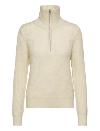 Vibooba Half Zip Pullover Bf Cream Vila