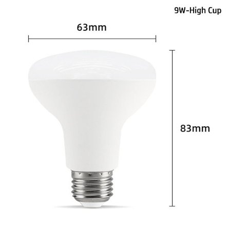 1 stk Badeværelsesvarmelys Yuba Varmelampe 9W-HØJ KOP