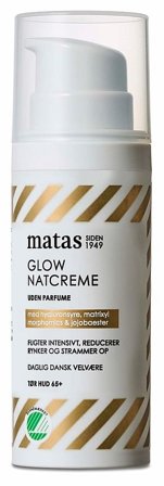 3 for 2 - Matas Striber Glow Natcreme Uden Parfume 50 ml, Skincare, Ansigtspleje, Natcreme