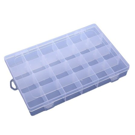 Fiskeutrustningslåda med avdelare Beten Lock Box Clear Lock Hook Organizer