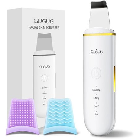 2025 Siste Modell Hudskrubber Ansiktsspatel Hudspatel Pore Renser Hudormfjerner Verktøy for Dyp Ansiktsrensing - 4 Moduser