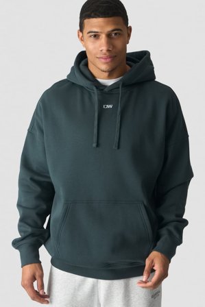 ICANIWILL - Everyday Relaxed Hoodie Dark Green - Heren - sportkleding van ICIW