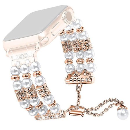 20 mm justerbart metallstretch smyckesarmband för Samsung Galaxy Watch3 41 mm/Watch 5 40 mm/44 mm