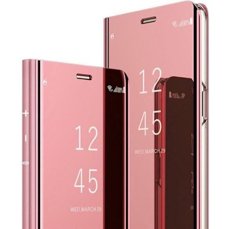 Xiaomi Redmi 9C Foliofodral, Lyxigt Genomskinligt Klar Mjukt Hårt Fodral Redmi 9C, Rose Gold