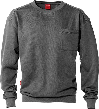 Arbetskläder Kansas Herr Kansas sweatshirt 7394 SM, Mörkgrå