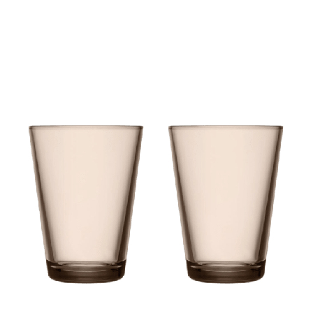 Iittala Dricksglas Kartio 40 cl, 2-pack Kök & matlagning Beige CL