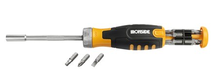 Ironside 102267 Spärrskruvmejsel med 12 bits, Skruva