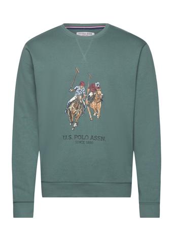 Uspa Sweat O Neck Ekrem Men Green U.S. Polo Assn.