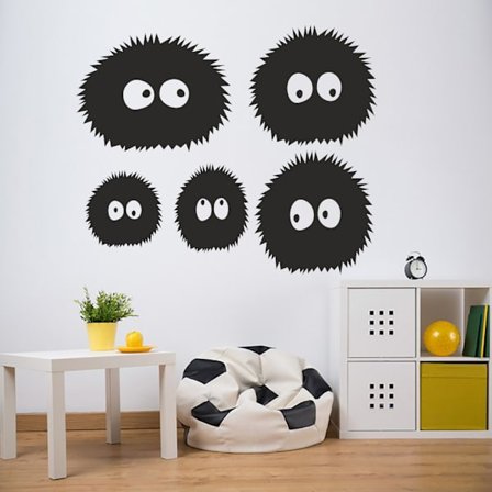 Fläckar vinyl vägg klistermärken