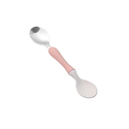 Kaksipäiset vauvan lusikat hedelmäsoseen raaputuslusikat