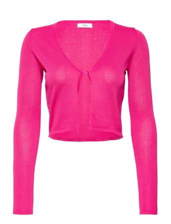 Enoil Ls Cardigan 6911 Stickad Tröja Cardigan Rosa Envii