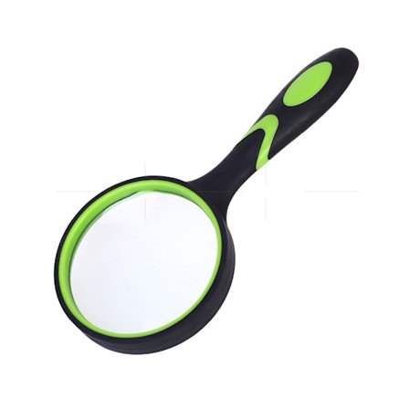 Svart og grønt forstørrelsesglass 7X, forstørrelsesglass for barn