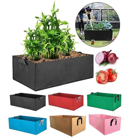 Plantevekstposer Grønnsak Blomsterpotte Planter Hage Hevet Plantekassebeholder