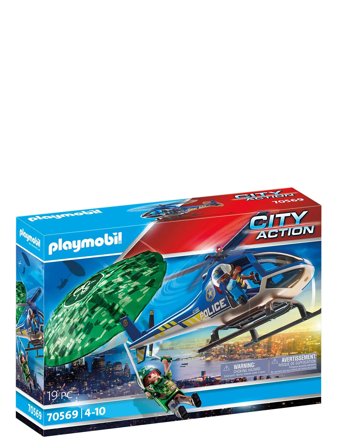 Playmobil City Action Police Parachute Search - 70569 Blue PLAYMOBIL