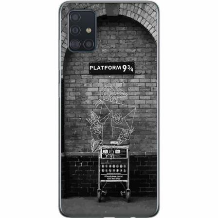 Samsung Galaxy A51 Genomskinligt Skal Harry Potter Hogwarts Le