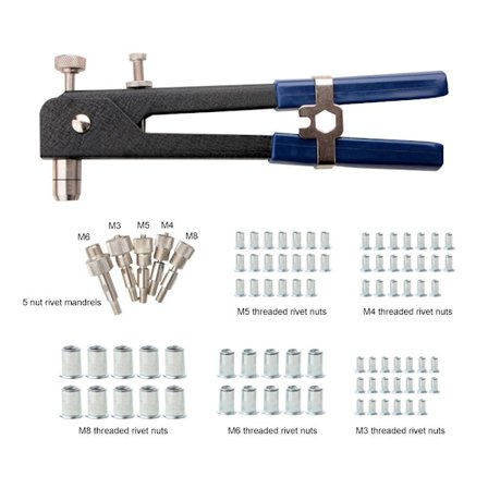 86 Stk Nittepistol Gevindnitte 86 Stk