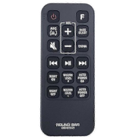 LG Sound Bar SJ3 Kompatibel Fjärrkontroll Ersättning