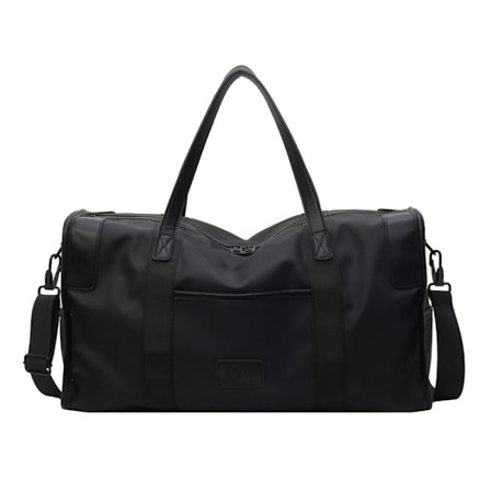 Sports Gym Taske Til Tør Og Våd Adskillelse, Stor Kapacitet Håndtaske Til Korte Distancer (Sort)