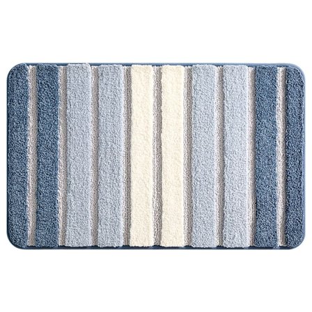 Klaver Tangenter Badeværelse Absorberende Gulvmåtte - Blå Sommerfugl 50*80cm,