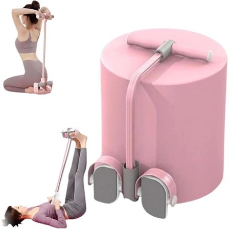 Motståndsträning, Pedalmotståndsband, 4/6-rörs Ankeldrag, Pedalmotståndsrep - Träningsverktyg för Fitness Rosa