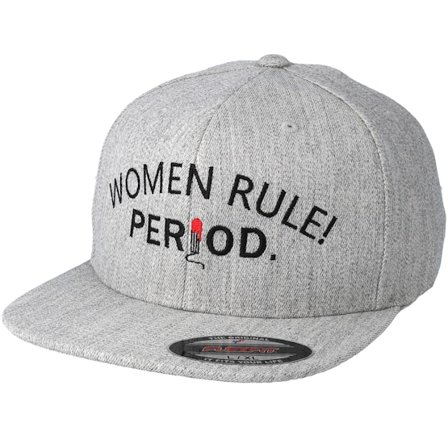 Period - Grey fitted Czapka Z Daszkiem - Women Rule Grey Fitted @ Hatstore